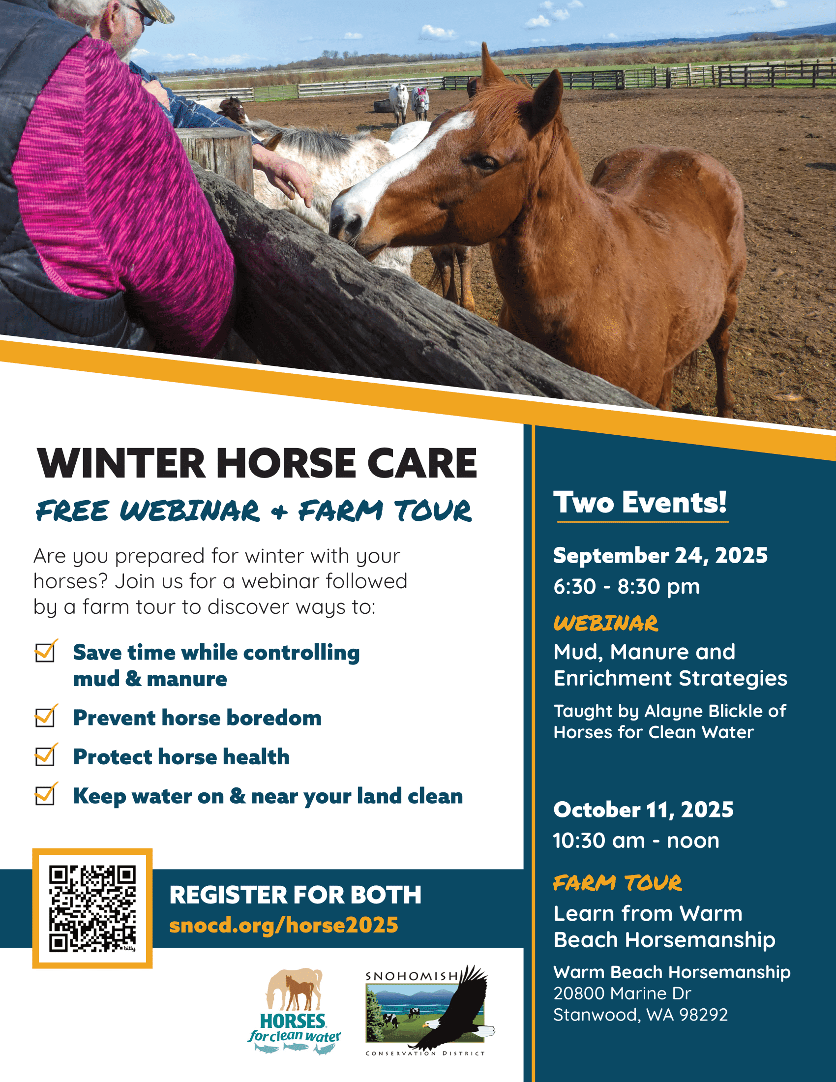Eco-Friendly Ways to Control Mud and Manure, Plus Equine Enrichment - Free Webinar