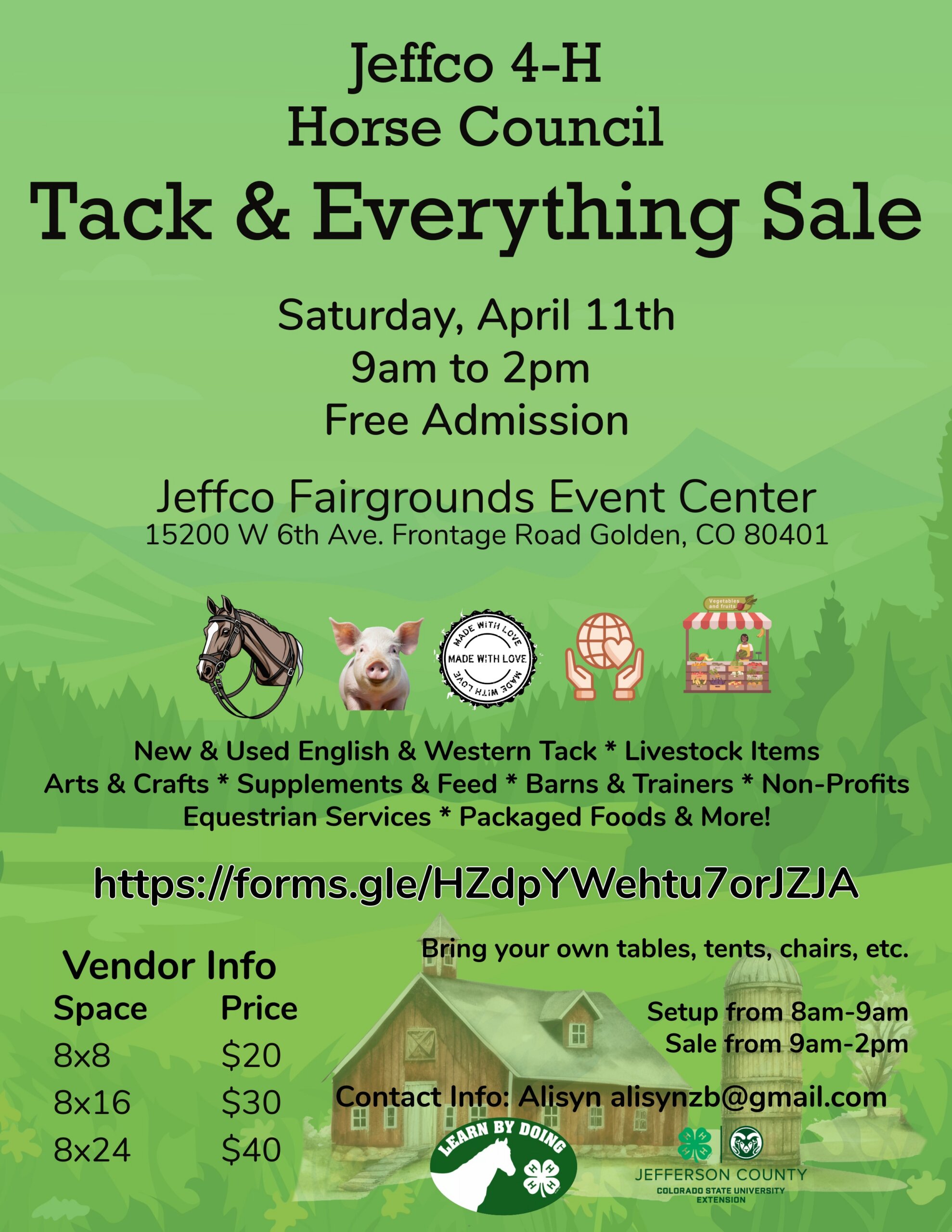 Jeffco 4-H Tack and Everything Sale