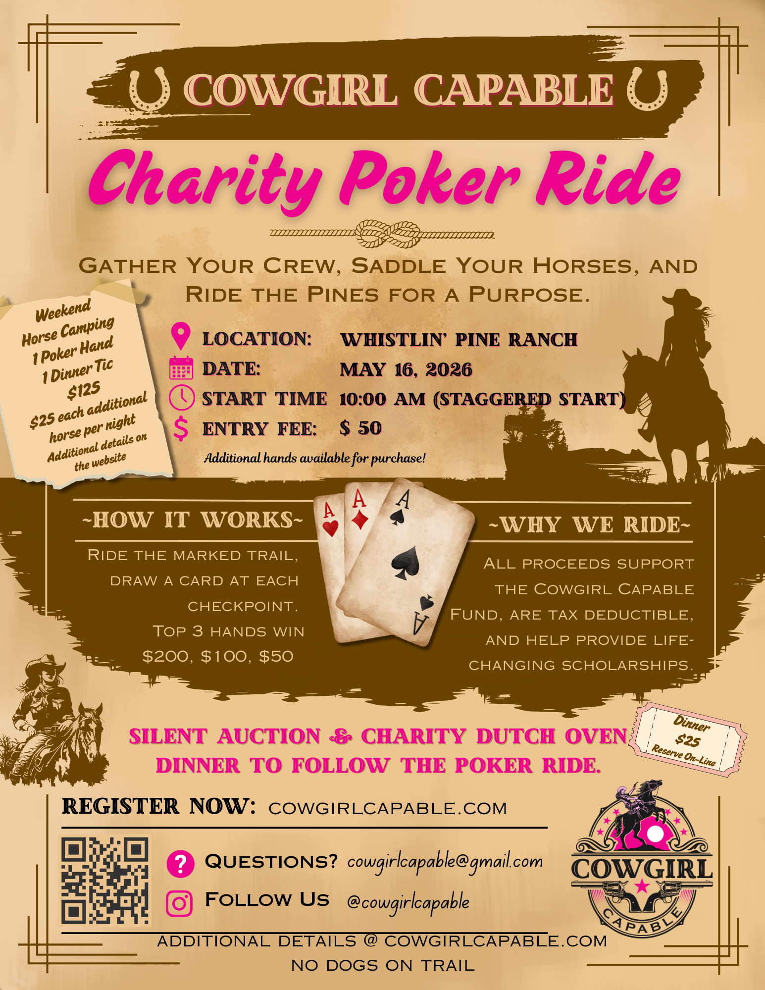 Cowgirl Capable Charity Poker Ride