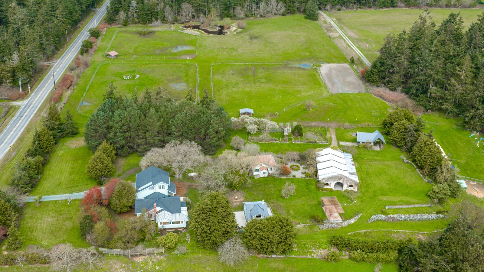Whimsical Whidbey Island Equestrian Estate on Shy 11 Acres