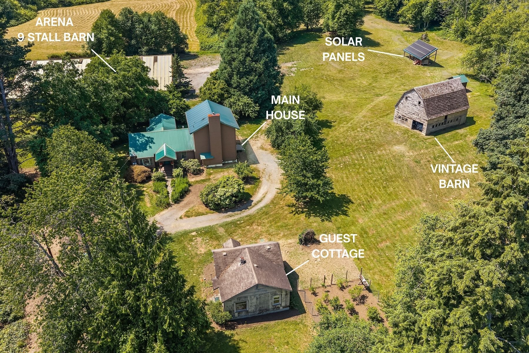 Private 13 Acre Country Estate